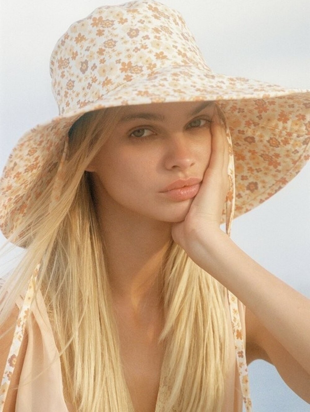 NWT Lack Of Color Peach Bloom Hat S/M